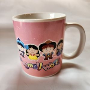 Disney Vintage Mug "It's A Small World" Large CupIn used condition